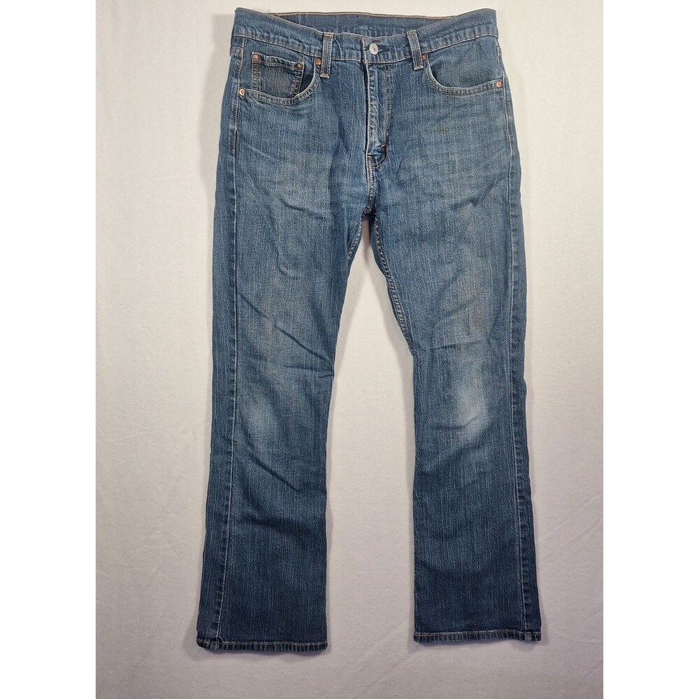 Levi's 505 Regular Fit Mens Jeans Blue Medium Wash Size 32x30 100% Cotton